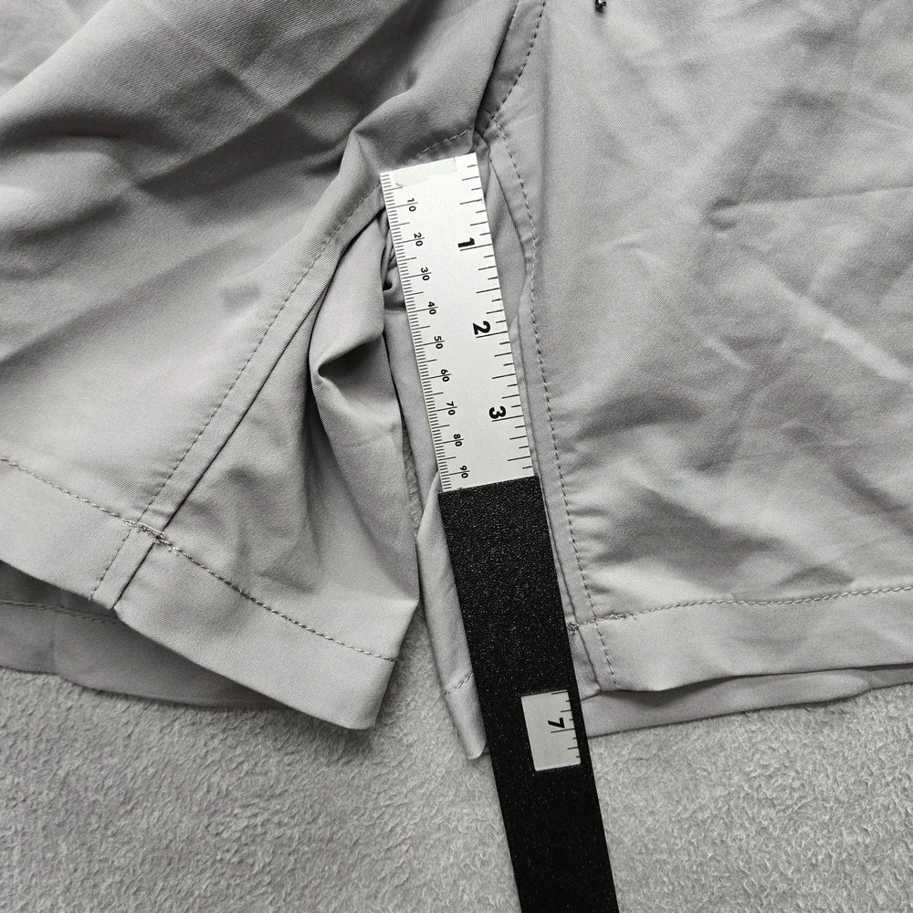 Speedo Men Swimwear XXL Gray Swim Trunks Colorblock Brand Logo Activewear 7